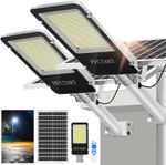 10000W Commercial Solar Street Flood Light Lamp Outdoor Dusk To Dawn Wall Lamp