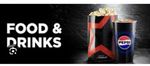 Cineworld Large soft drink +Large popcornOR Hot Dog ORNachos