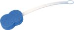 Long Handled Blue Sponge Bath & Shower Mobility Bathing Aid Comfy Extended Grip