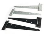 Tee Hinges X 2 Shed Door Gate Heavy Duty Hinge 4" 6" 8" 10" 12" 14" 16" 18" 24"