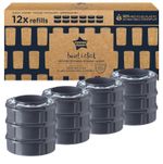 Tommee Tippee 12 x Twist and Click Nappy Bin Refill Cassettes Sustainable Green