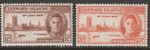 Leeward Islands 1946 Victory set SG 115-116 Mnh.