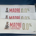 Madri Excepcional 0.0% Rubber Bar Runner | Drip Mat x 3 used 