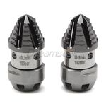 High Pressure Jetter Drain Nozzle Hose Sewer Cleaning 4 Side 6 Rear Rotating Jet