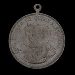 1902 Coronation Medal Edward VII Alexandra Aluminium June 26th
