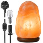 Himalayan Salt Lamp 2–18kg Natural Crystal Rock Night Light with Switch Cable