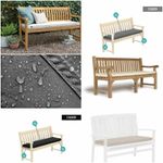 Outdoor Waterproof Fabric 2 3 4 Seater Bench Pad Garden Furniture Seat Cushion