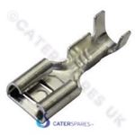 10x high temperature heat resistant uninsulated 6.3 spade terminal connectors