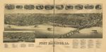 A4 Reprint of American Cities Towns States Map Fort Madison Iowa