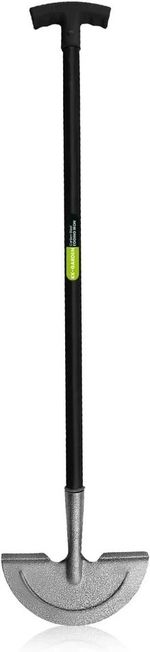 Heavy Duty Half Moon Lawn Edger 90cm Carbon Steel Garden Border Tool