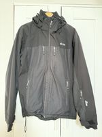 Kilpi Ski Jacket | Mens Large |Black Hooded Waterproof Coat Siberium 5000