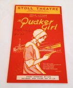 Stoll Theatre London - THE QUAKER GIRL - Programme - FEB 14TH 1945 Rare