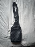 Louis Vuitton Avenue Sling Bag Damier Infini Leather, Black