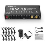Mosky ISO 10 Outputs Guitar Effect Pedal Board Power Supply 9V 12V 18V Cable UK