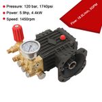 Industrial Pressure Washer Pump Direct Drive Pressure Pump 5GPM 5.9HP 4.4kW