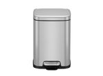 Eco Star Stainless Steel Trash Can Silver Color 6 L