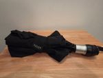 Davek Duet - Extra-Large Windproof Automatic Umbrella, 55" Arc, Black