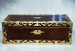 Victorian Boulle Writing Slope With Fitted Interior, Secret Drawers.