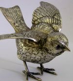 RARE STUNNING LIFE SIZE BIRD CHICK PEPPER POT DUTCH 1933 ANTIQUE ANIMAL