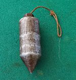 vintage Metal Plumb Bob with String Line for Levels & Lines Plumb Bob Tool