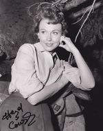 Hazel Court Signed Photo Classic British Film Actress Autograph 10" x 8"