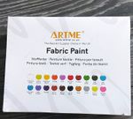 ARTME Fabric Paint Set Fluorescent Multicolour 20 x 20ml MPN na