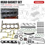 For Vauxhall Corsa 1.2 1.4 A12XER A14XER Head Gasket Set Bolt Timing Chain Kit