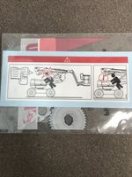 MANITOU BOOM LIFT SAFETY LABLE STICKER DECAL 678424