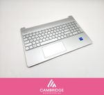 HP Notebook 15 15S-FQ 15-EQ Palmrest Top Cover Keyboard UK Silver EA0P500601A
