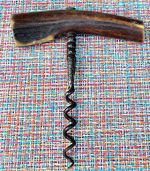 Vintage Antler Handled Corkscrew – Rustic Country Lodge Style