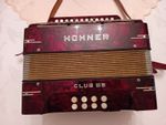 Hohner Club 3 B Harmonica Accordion with CASE