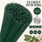 Stub Wire Green lacquered Florist Wreath Wiring 18 20 22 SWG choice of Length UK