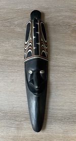 Vintage Sepik River Papua New Guinea Tribal Wooden Mask - Mid-Century Decor 14”