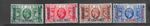 Morocco Agencies French currency 1935 Silver Jubilee fine used set Stamps