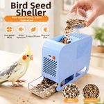 Electric Bird Food Shell Blowing Machine QuietOperation Bird Grains Shell Blower