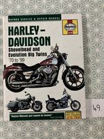 HAYNES Harley Davidson Service Workshop Manual SHOVELHEAD EVOLUTION 1970 - 1999