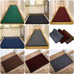 Rubber Backed Door Mat Non Slip Rug Kitchen Mat Heavy Duty Runner Outdoor Indoor