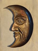 Victorian Antique Tonks & Son Brass Novelty Decorative Man In The Moon Pin Dish