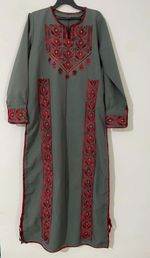 Palestinian Dress, Hand-Stitched, From the Authentic Ancient Heritage Women