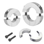 Aluminium Clamp Separate Collar Lock Limit Ring Fixing Shaft Diameter 16mm -95mm