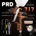 PORPHIS PRD-717 VS Type Split Nozzle 1.3mm Automotive Spray Gun, Bronze