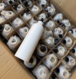Wholesale Joblot 50 White Aluminum Sports Water Bottles 750mL Capacity