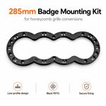 Honeycomb Grille Mount, compatible with Audi 285mm Rings, Badge Holder Grill
