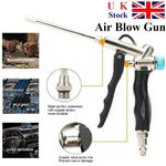2-Way Air Blow Gun Compressed Line Duster Nozzle Compressor With Flow Regulator