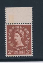1959 GREAT BRITAIN - Elizabeth II No. 309F Graphite Phosphorus Bands - MNH**