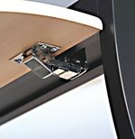 2 x Hafele Overhead Soft Close Swing Up Flap Motorhome Hinge Locker Cupboard