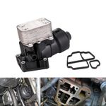 Oil Cooler Filter Housing + Gasket Kit For VW Audi Seat Skoda 1.6 TDI & 2.0 TDI