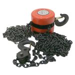 NEW! 2 Ton Workshop Chain Lifting Block & Tackle CarHoist Heavy Duty Load