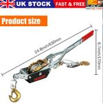 4 Ton Rachet Come Along Hand Winch Portable Heavy Duty Hand Power Cable Puller