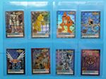 DIGIMON ANIMATED SERIES CHASE CARDS ULTIMATE DIGIMON 1999 U1-U8 HOLO GOLD PRISM